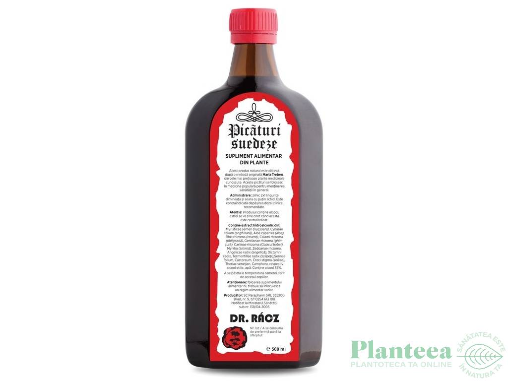 Bitter suedez Dr Racz 500ml - PARAPHARM