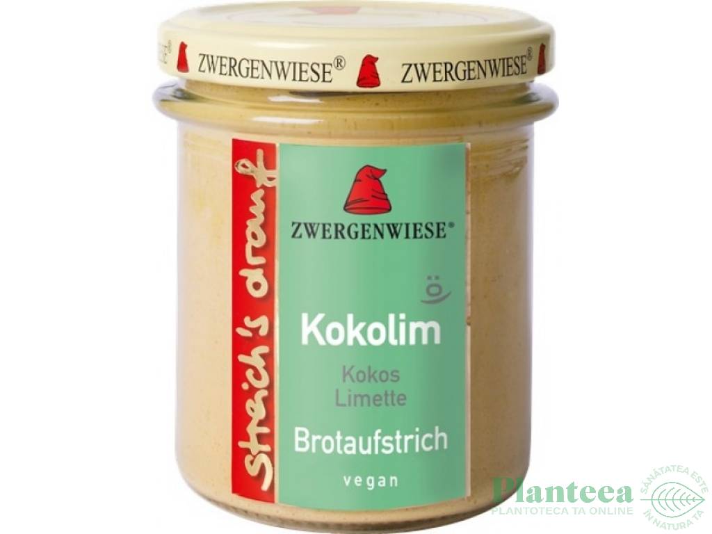 Crema tartinabila cocos limeta Kokolim eco 160g - ZWERGENWIESE