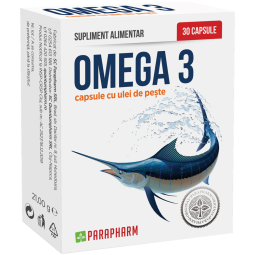 Omega3 ulei peste 1500mg 30cps - PARAPHARM