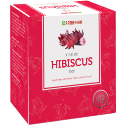 Ceai hibiscus 75g - PARAPHARM