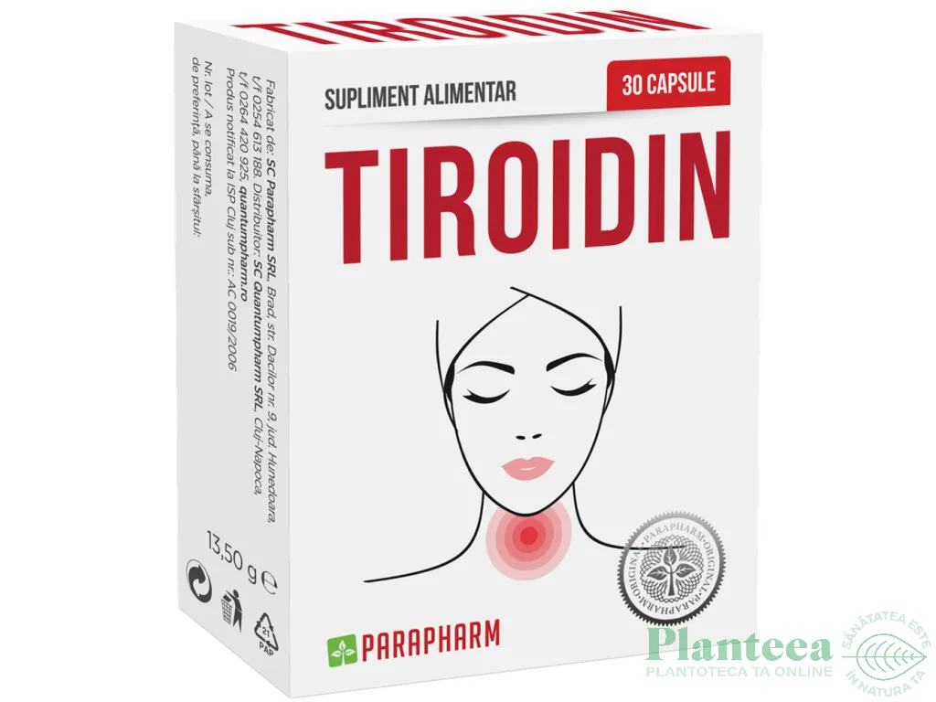 Tiroidin 30cps - PARAPHARM