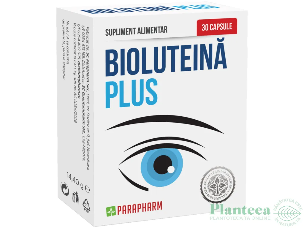 Bio luteina 30cps - PARAPHARM