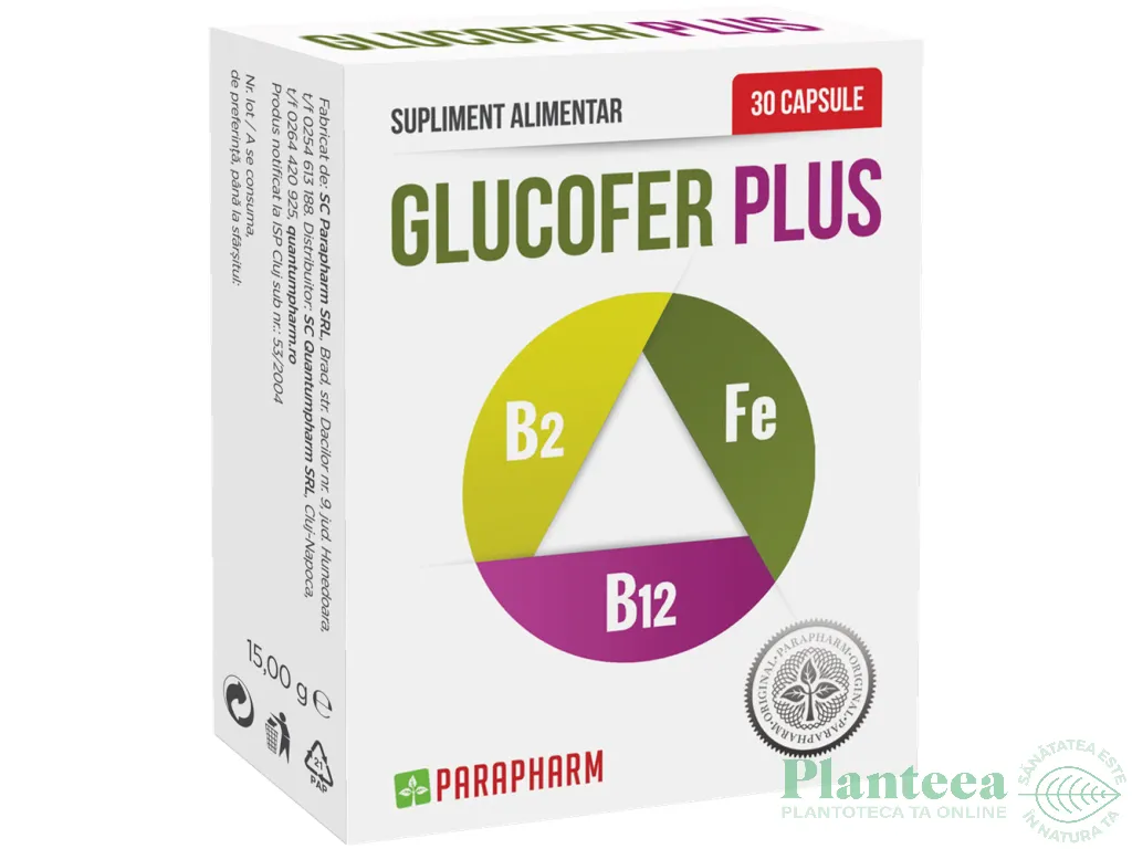Glucofer plus 30cps - PARAPHARM