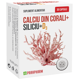 Calciu corali siliciu D3 30cps - PARAPHARM