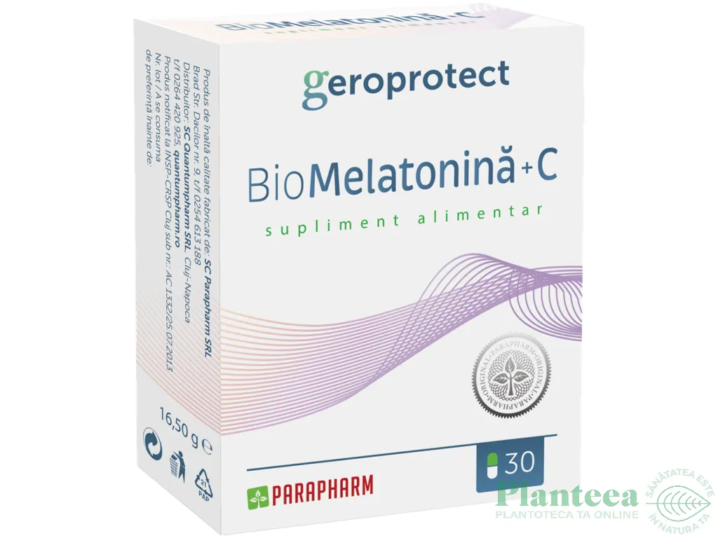 Bio melatonina C 30cps - PARAPHARM