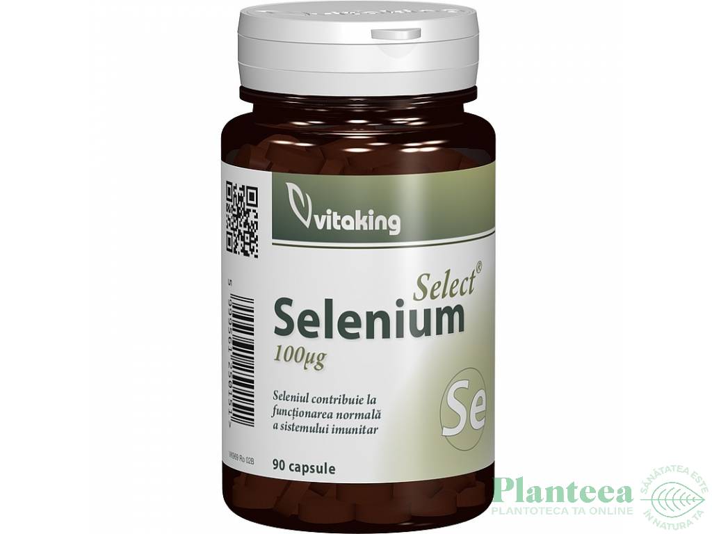 Seleniu 100mcg 90cp - VITAKING