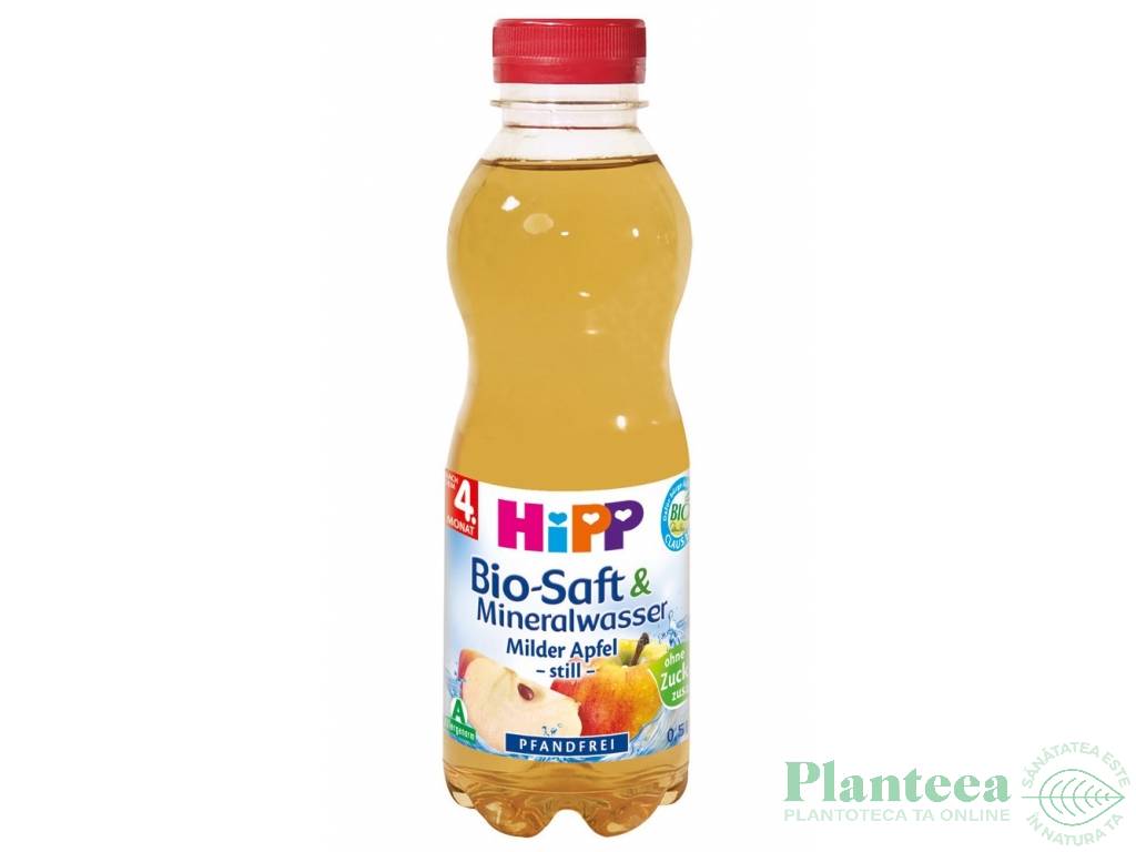 Suc mere apa minerala bebe +4luni 500ml - HIPP ORGANIC