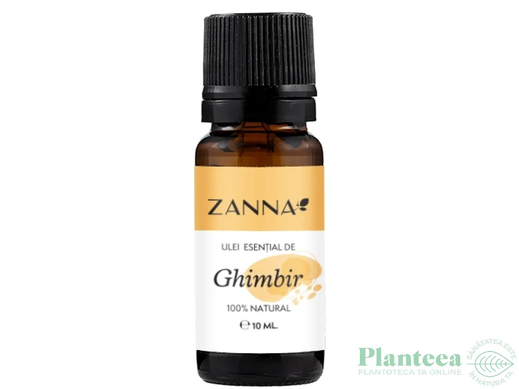 Ulei esential ghimbir 10ml - ZANNA