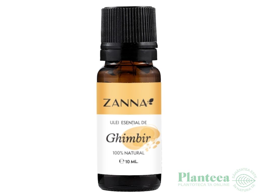 Ulei esential ghimbir 10ml - ZANNA