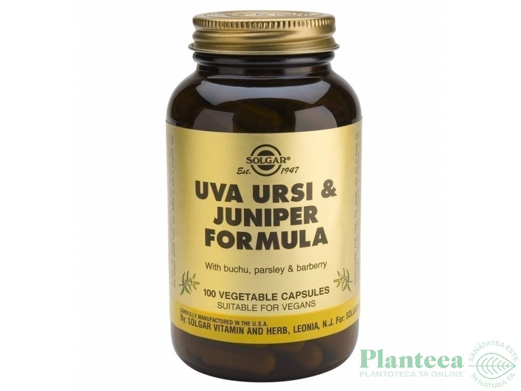 Uva Ursi juniper formula 100cps - SOLGAR