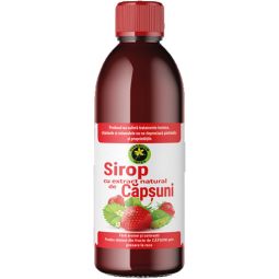 Sirop capsuni cu zahar invertit 500ml - HYPERICUM