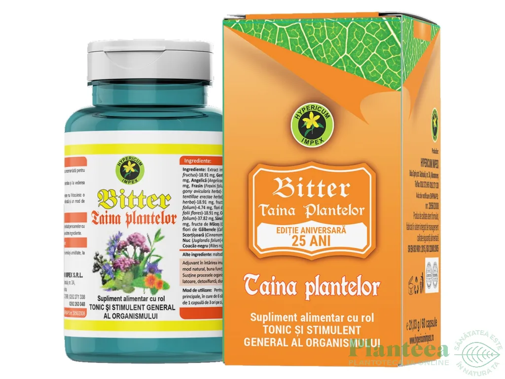 Bitter taina plantelor 60cps - HYPERICUM