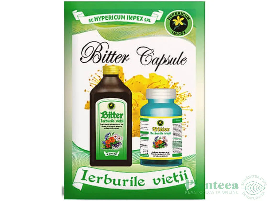 Bitter ierburile vietii 60cps - HYPERICUM