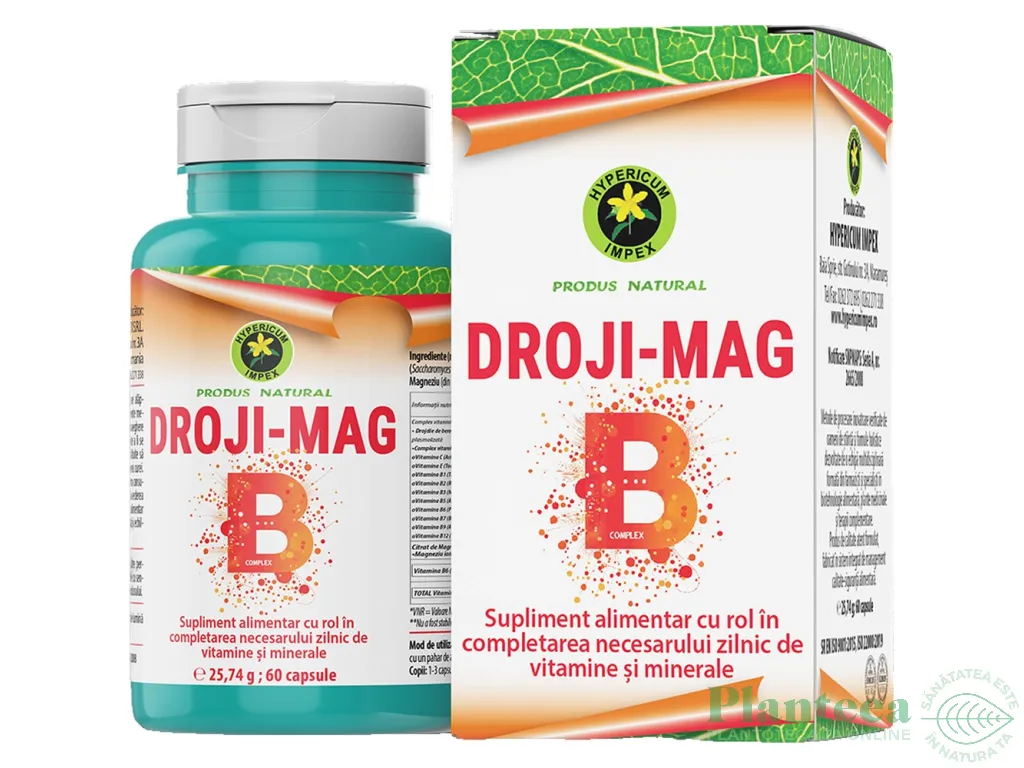 B Complex Droji Mag 60cps - HYPERICUM
