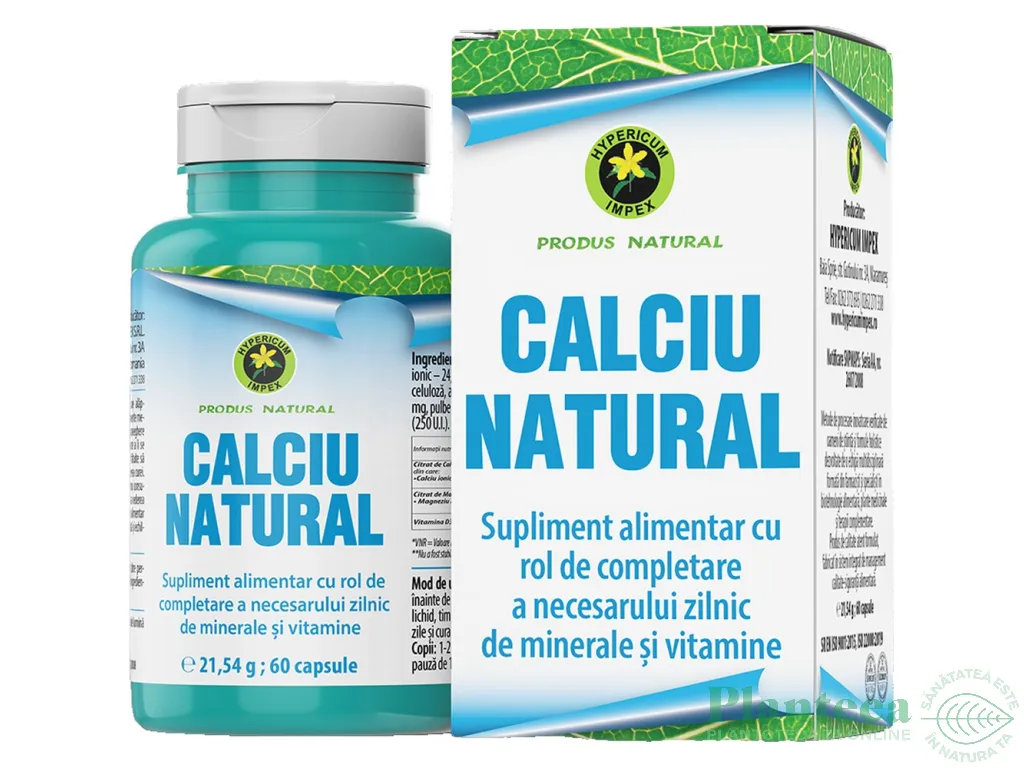 Calciu natural 60cps - HYPERICUM