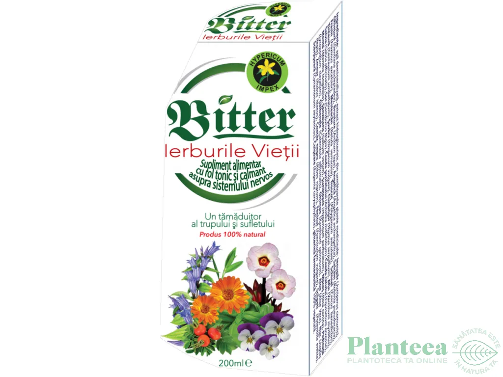 Bitter ierburile vietii 200ml - HYPERICUM