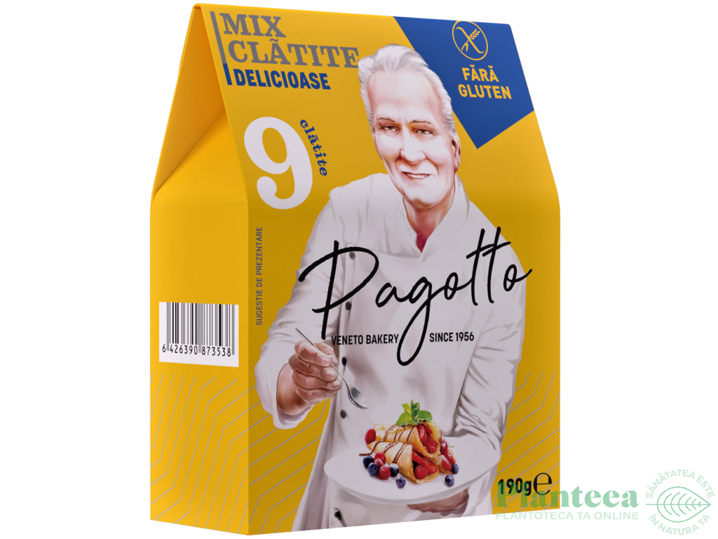 Mix pt clatite fara gluten 190g - PAGOTTO