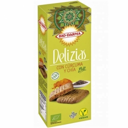 Biscuiti ovaz turmeric chia bio 125g - BIO DARMA