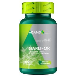 Garlifor [usturoi fara miros] 500mg 60cps - ADAMS SUPPLEMENTS