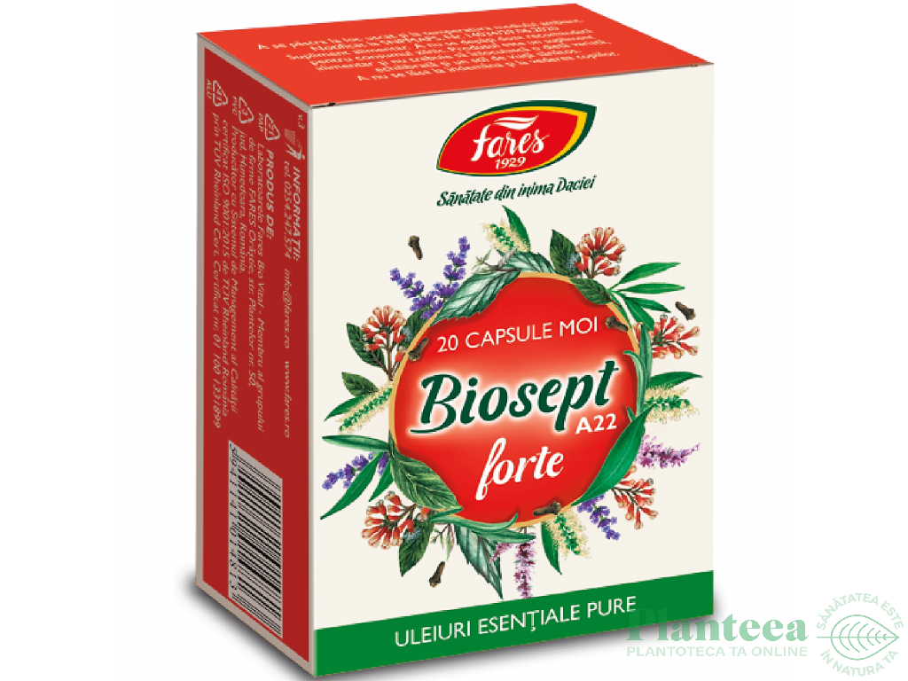 Biosept uleiuri esentiale Forte 20cps - FARES