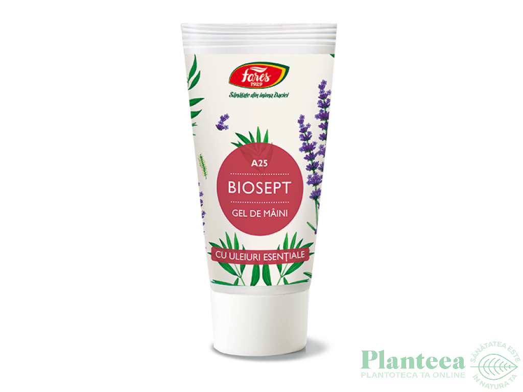 Gel dezinfectant maini Biosept 50ml - FARES