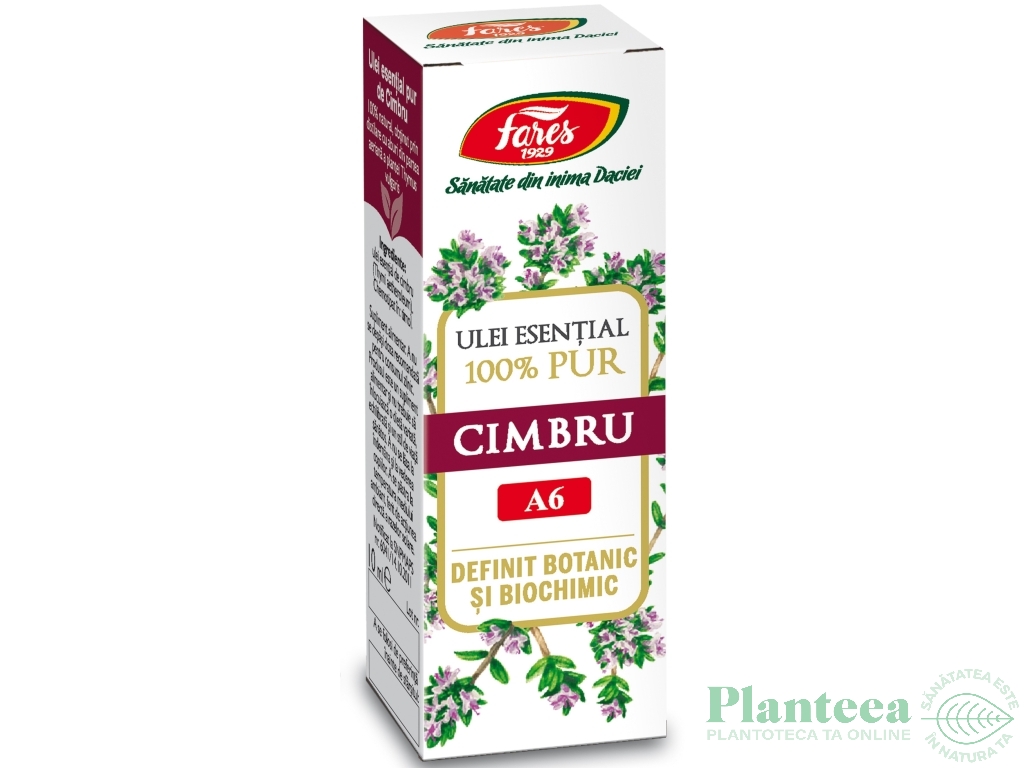 Ulei esential cimbru 100% pur 10ml - FARES