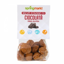 Biscuiti ecologici ciocolata fara gluten eco 100g - SPRINGMARKT