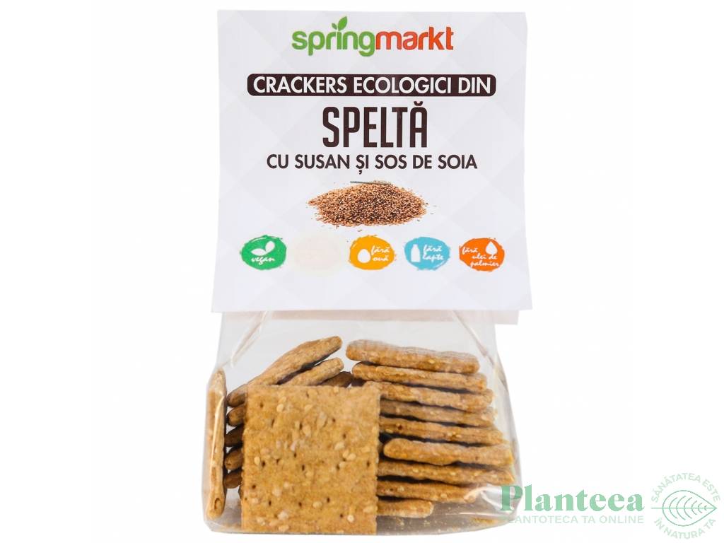 Biscuiti ecologici spelta susan ulei soia eco 100g - SPRINGMARKT