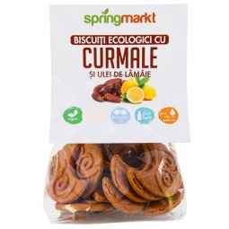 Biscuiti ecologici curmale ulei lamaie eco 100g - SPRINGMARKT