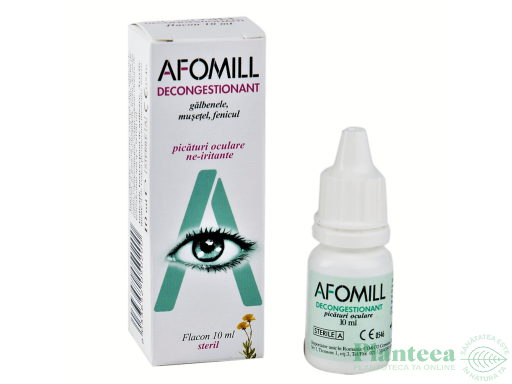 Picaturi oculare decongestionante 10ml - AFOMILL