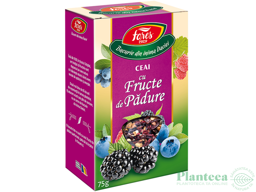 Ceai fructe padure 75g - FARES