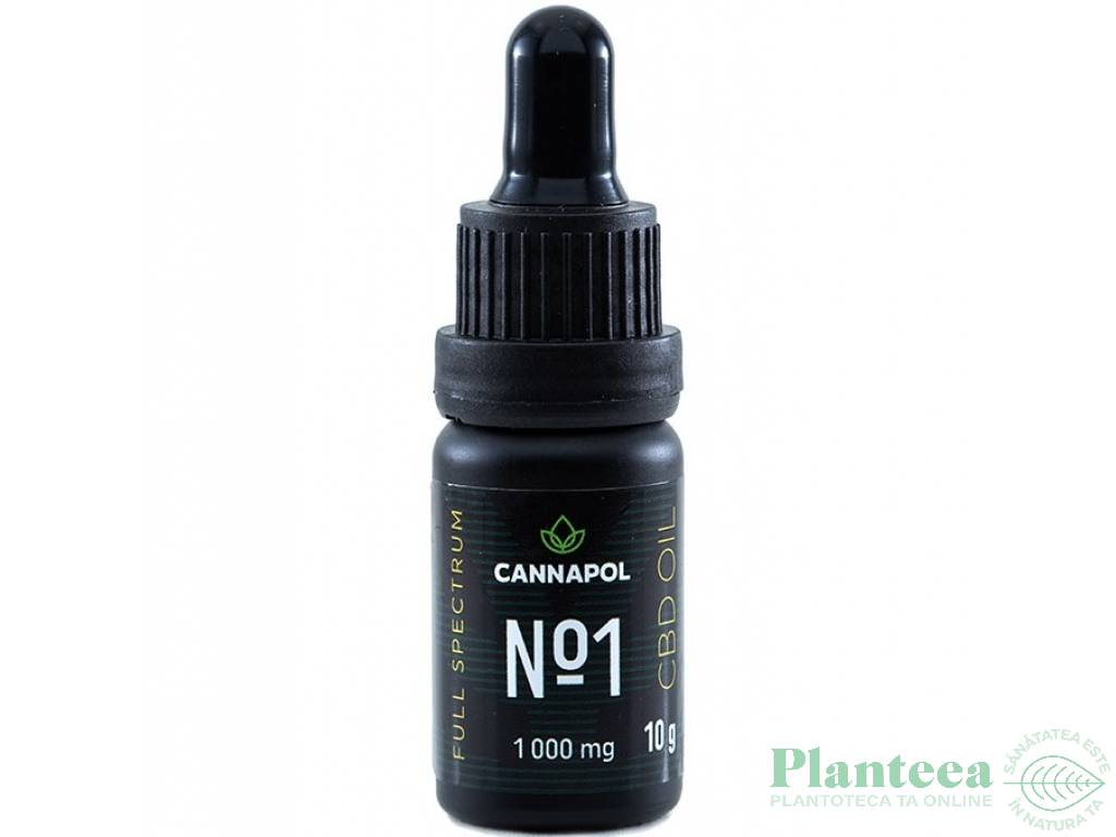 Ulei canepa CBD 10% 10ml - CANNAPOL