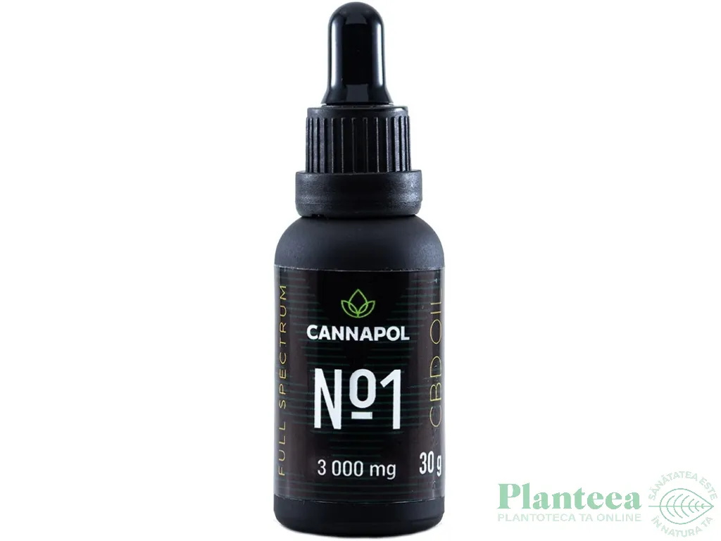 Ulei canepa CBD 10% 30ml - CANNAPOL