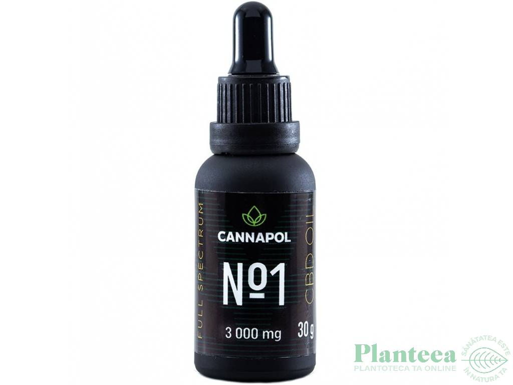 Ulei canepa CBD 10% 30ml - CANNAPOL