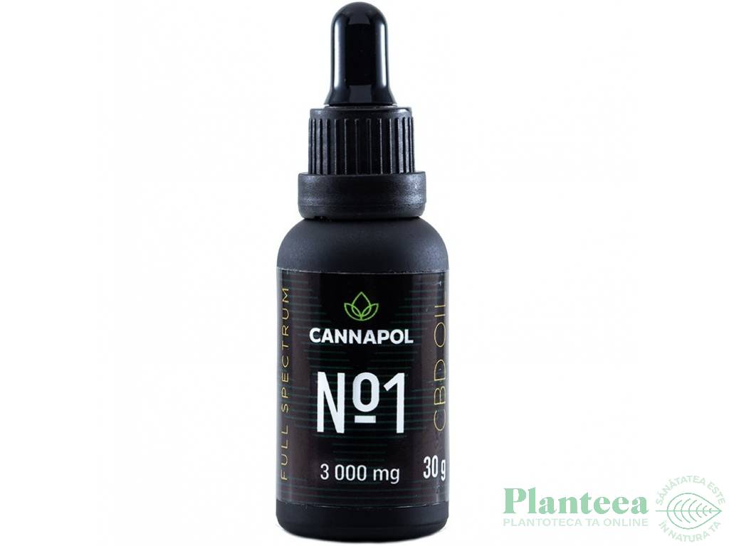 Ulei canepa CBD 10% 30ml - CANNAPOL