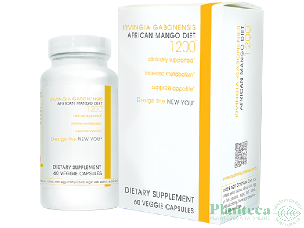 African mango 1200mg 60cps - VOLCANAT HEALTH