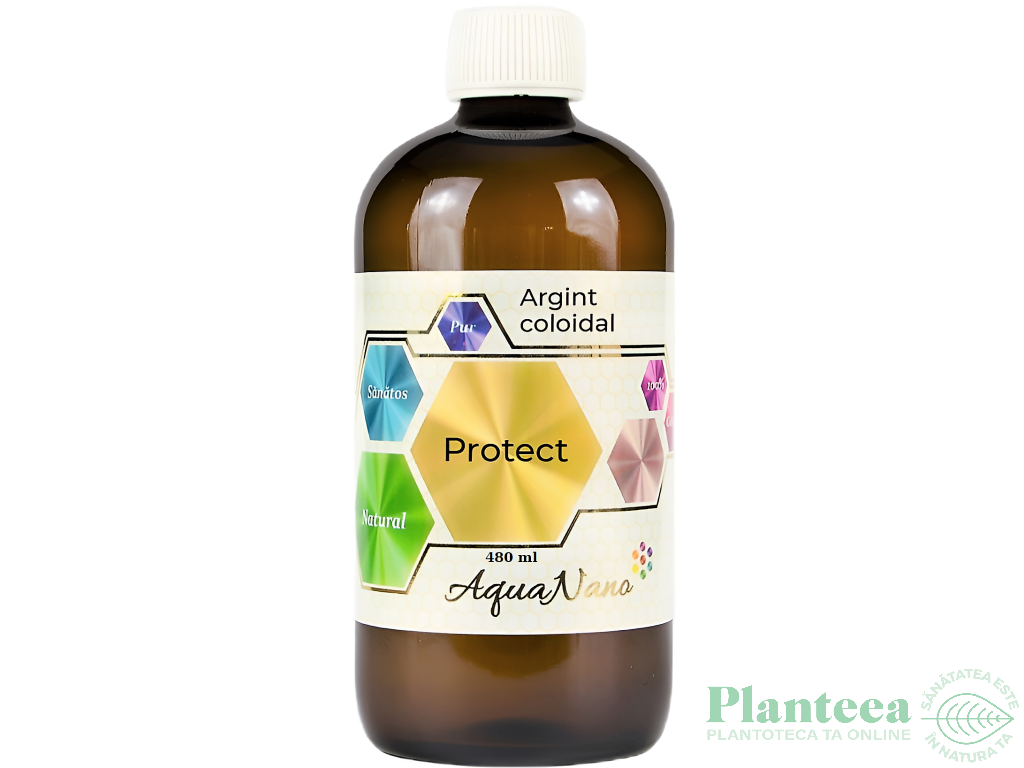 Argint coloidal 15ppm Protect 480ml - AQUA NANO