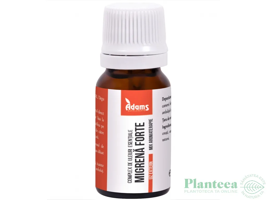 Complex uleiuri esentiale migrena forte 10ml - ADAMS