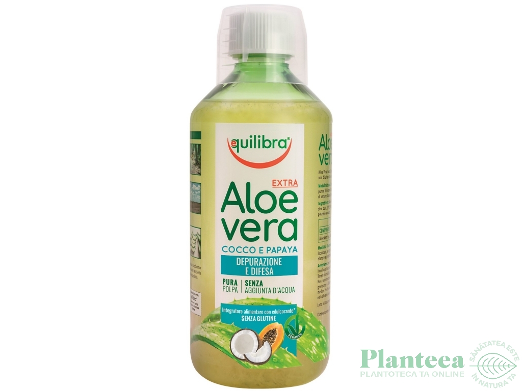 Suc gel aloe vera extra papaya cocos 1L - EQUILIBRA