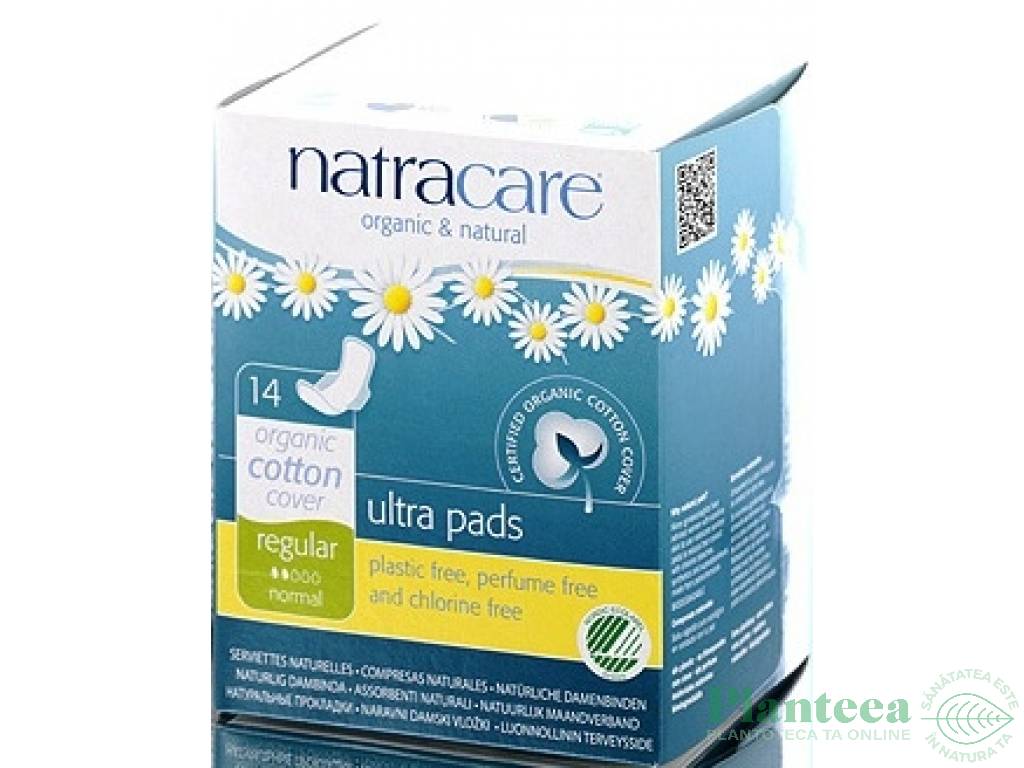 Absorbante cu aripioare zi ultra normal 14b - NATRACARE