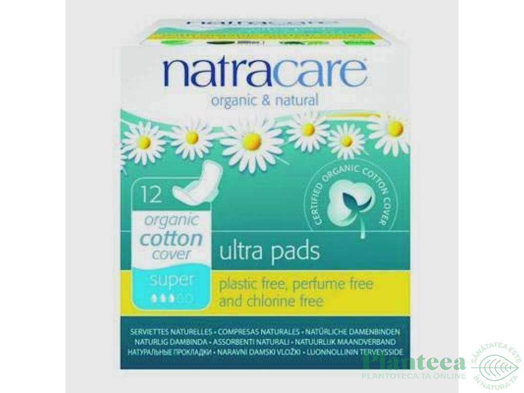 Absorbante cu aripioare zi ultra super 12b - NATRACARE