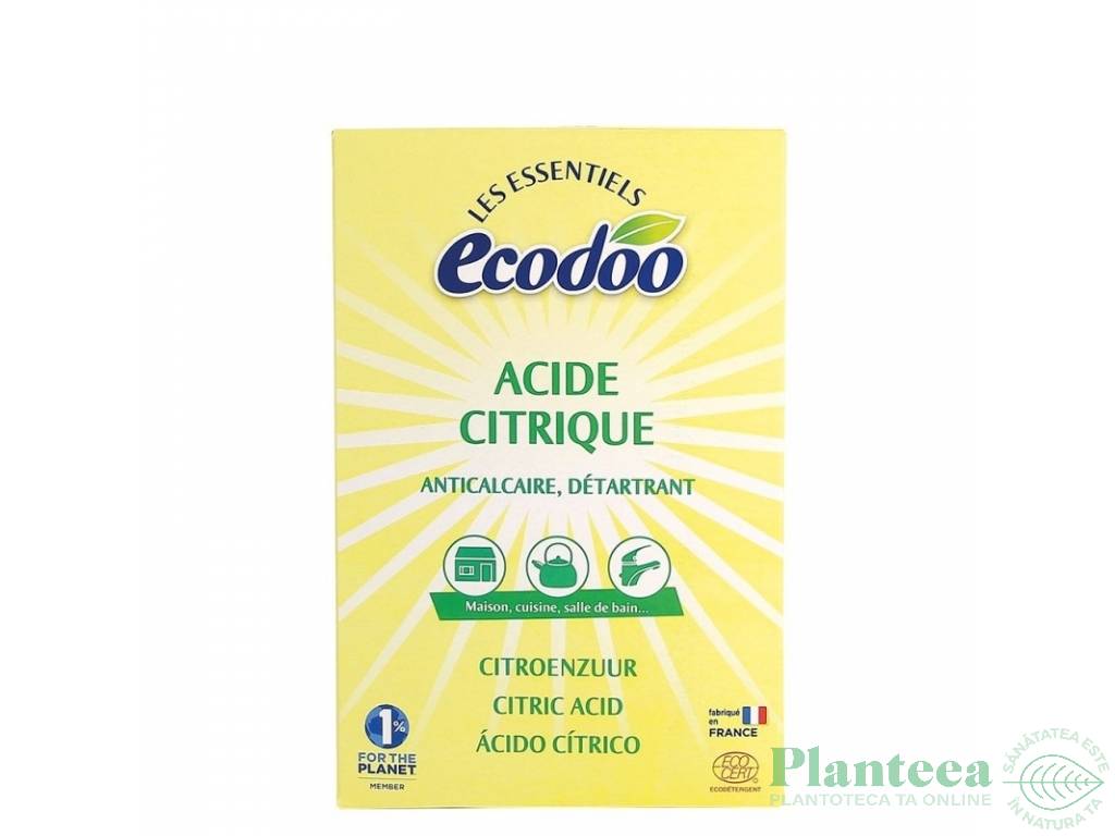 Acid citric praf pt menaj 350g - ECODOO