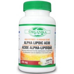 Acid alfa lipoic 250mg 60cps - ORGANIKA HEALTH