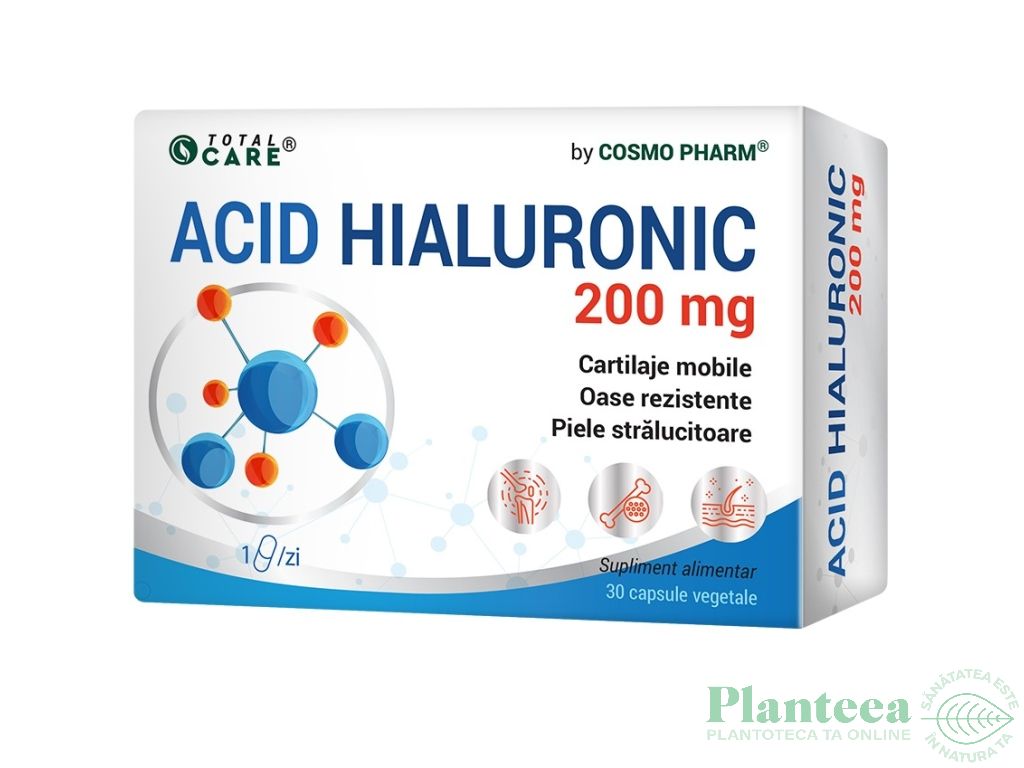 Acid hialuronic 200mg 30cps - TOTAL CARE