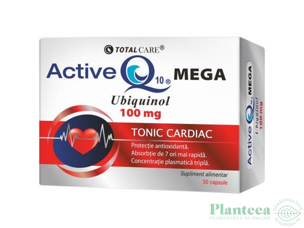 Active Q10 Mega Ubiquinol 100mg 30cps - TOTAL CARE