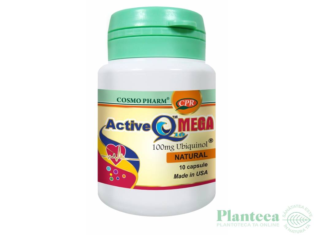 Active Q10 mega 100mg ubiquinol 10cps - COSMO PHARM