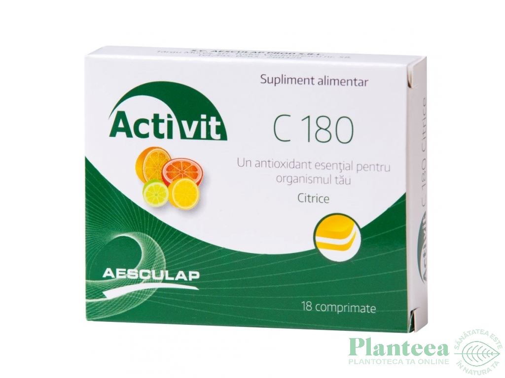 Vitamina C 100mg citrice Activit 18cp - AESCULAP