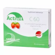 Vitamina C 60mg capsuni Activit 18cp - AESCULAP