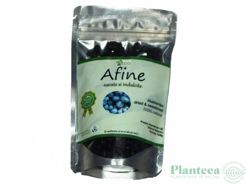 Afine uscate 125g - OBIO