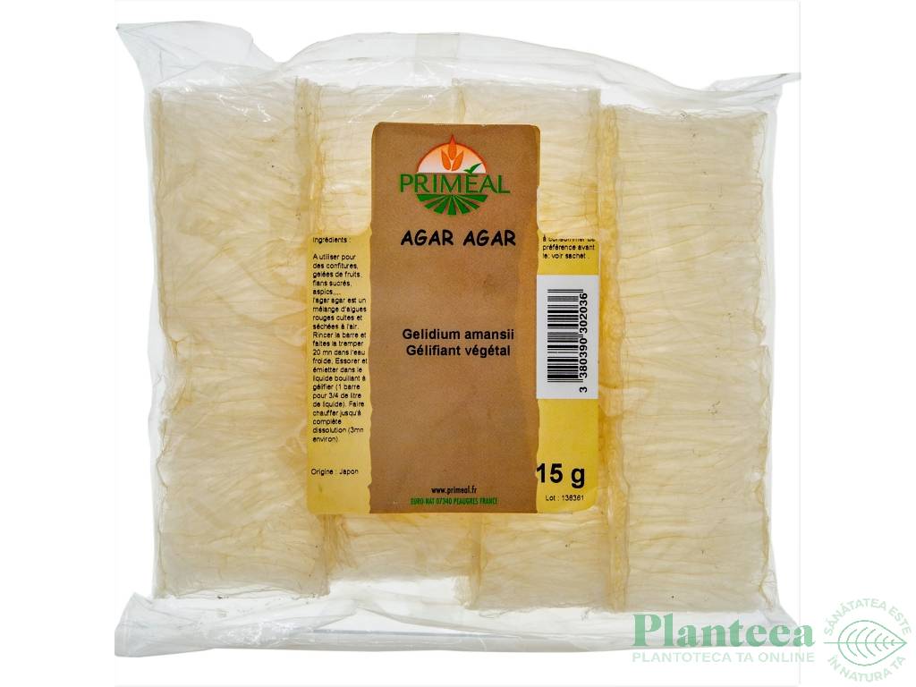 Agar agar bete eco 15g - PRIMEAL